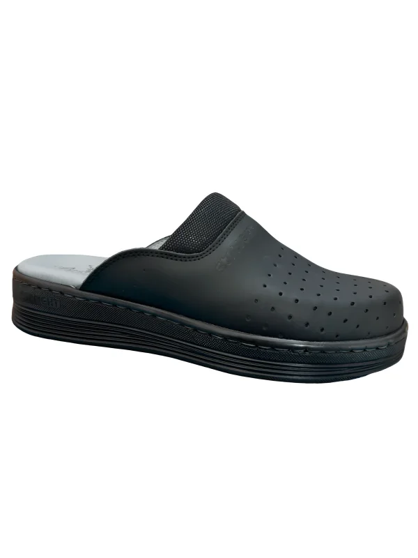 STI LIGHT - SABOTS ORTHOPEDIQUES NOIRS PERFORÉS FEMME