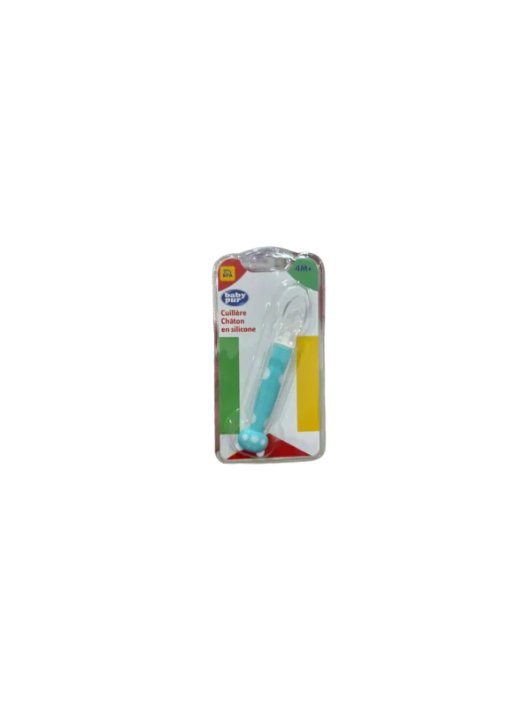 BABY PUR - CUILLÈRE CHATON EN SILICONE