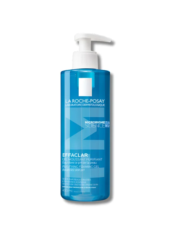 LA ROCHE POSAY EFFACLAR - GEL MOUSSANT PURIFIANT 400ML peau grasse acneique