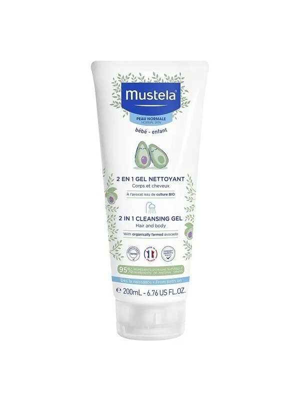 Mustela Gel nettoyant 2 en 1 200ML