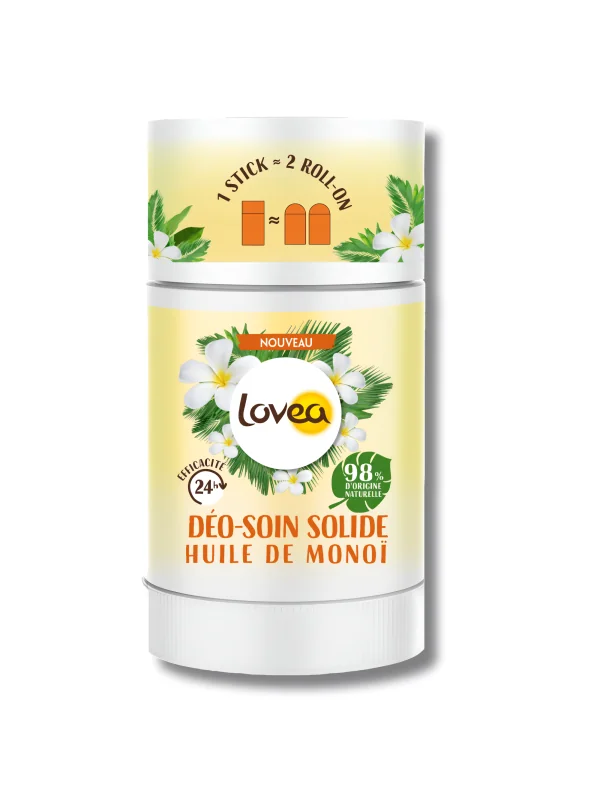 LOVEA - DEODORANT SOIN SOLIDE HUILE DE MONOI 50GR