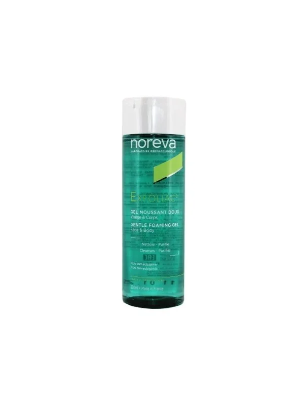 Noreva - EXFOLIAC Gel Moussant Doux, 200ml