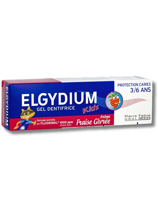 ELGYDIUM - DENTIFRICE KIDS FRAISE GIVREE 50ML