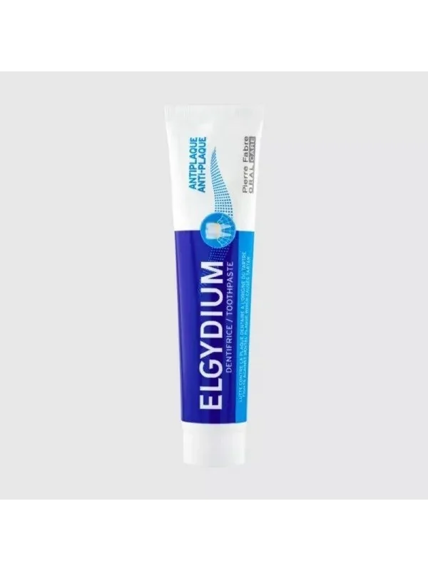 ELGYDIUM ANTI PLAQUE 75ml Dentifrice - Carbonate de Calcium, Chlorhexidine
