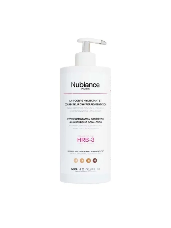 NUBIANCE LAIT CORPS HYDRATANT CORRECTEUR D'HYPERPIGMENTATION - 500ML