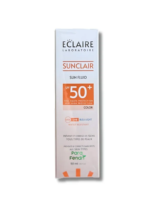 ECLAIRE SUNCLAIRE - ECRAN FLUID TEINTE ANTI TACHES SPF50+ 50ML