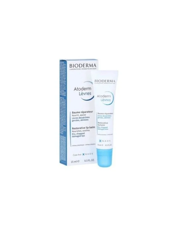 BIODERMA ATODERM BAUME REPARATEUR LEVRES 15ML