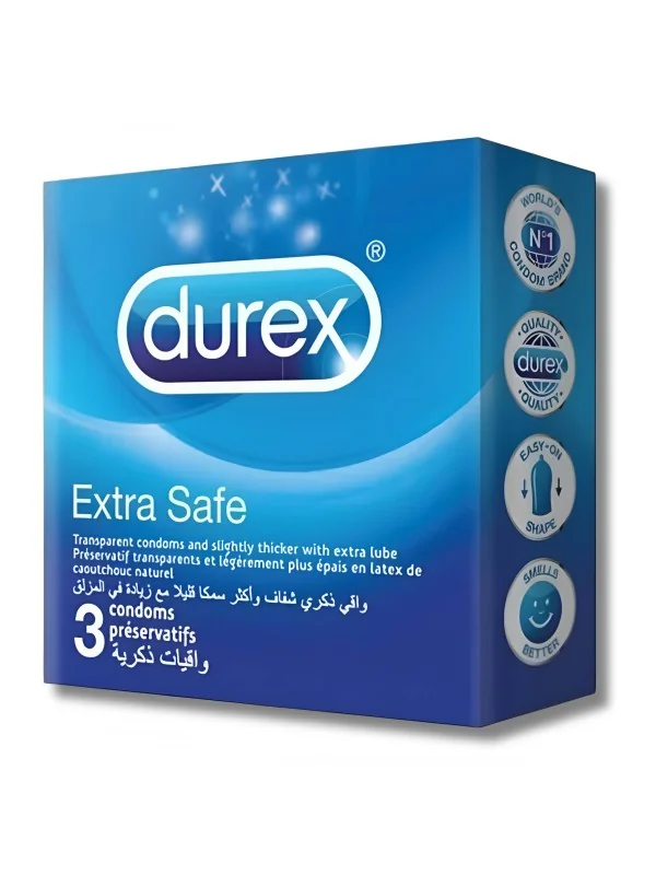 DUREX - PRESERVATIF EXTRA SAFE BT 3