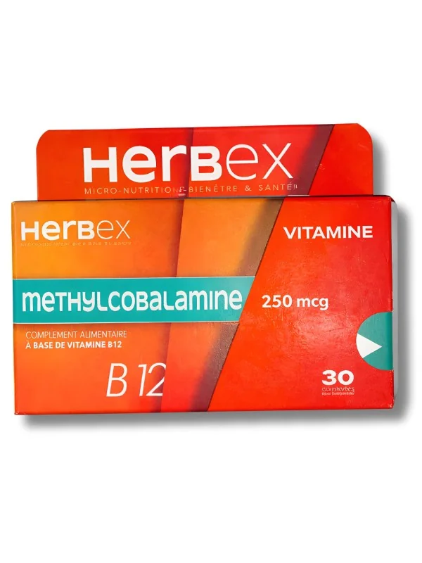 HERBEX - METHYLCOBALAMINE 250MCG 30 COMPRIMES