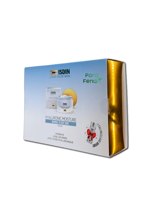 ISDIN - COFFRET : CREME HYDRATANTE PEAUX NORMALES A SECHES 50G + EAU MICELLAIRE 30ML OFFERTE