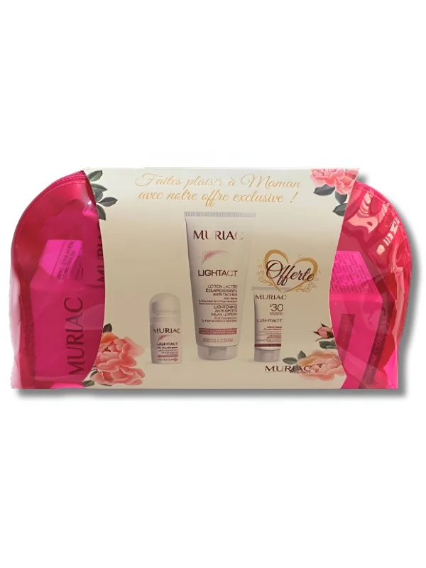 MURIAC - TROUSSE ROUTINE ECLAIRCISSANTE CORPS DEO + LOTION + CREME A MAINS OFFERTE
