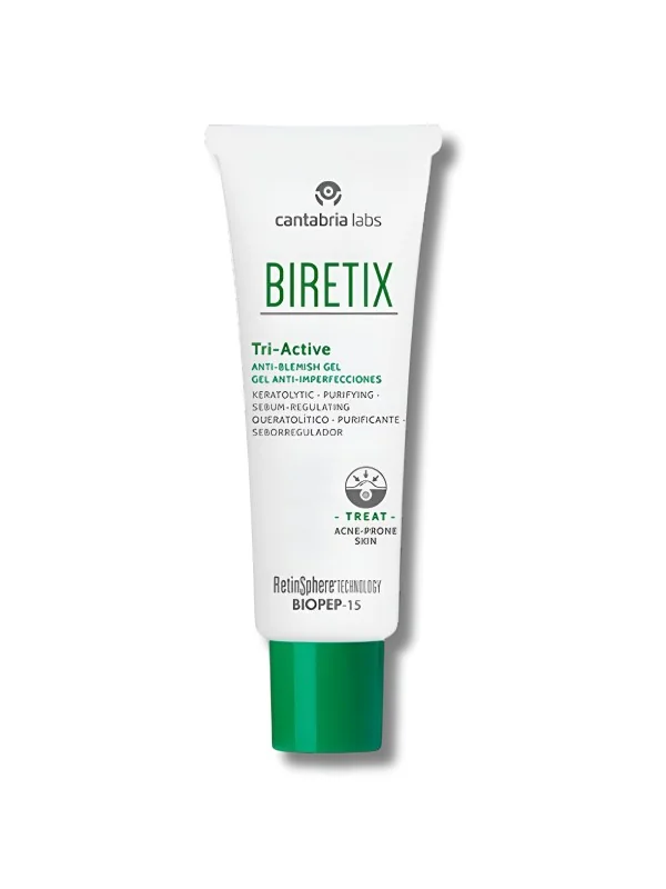 BIRETIX - GEL TRI-ACTIVE ANTI IMPERFECTIONS ANTI BRILLANCE 50ML