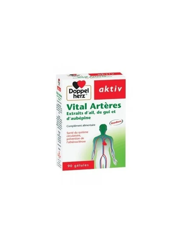 Doppel Herz AKTIV Vital Artères Boite de 90 Capsules