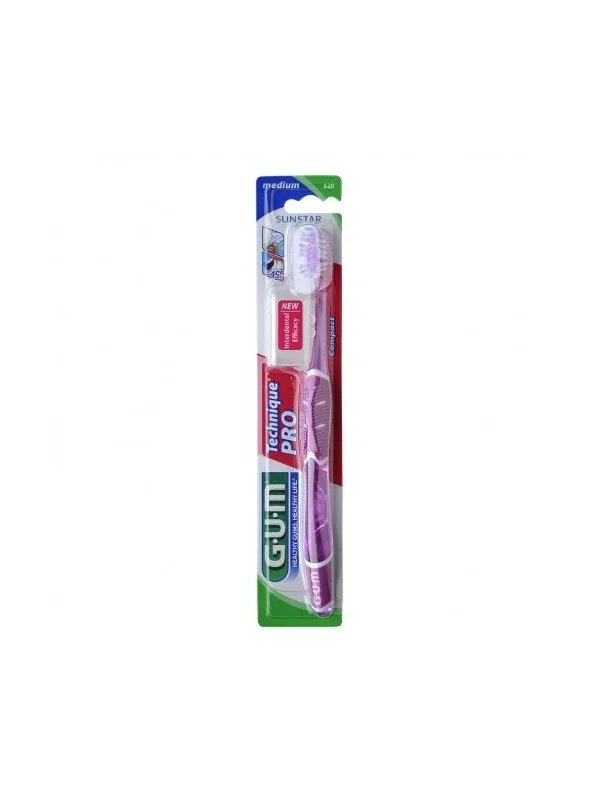 GUM Brosse à Dents Technique Pro Medium 528