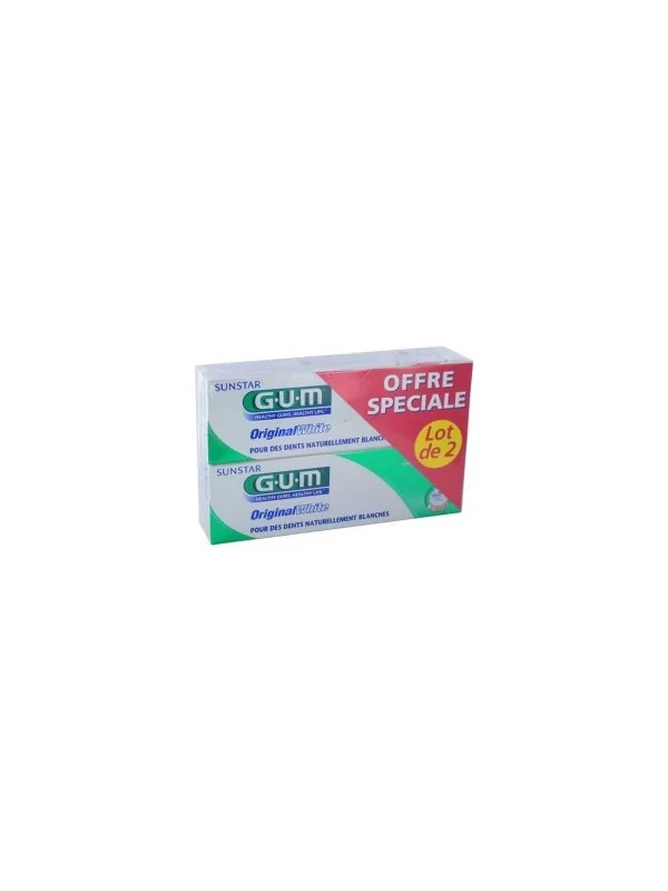 GUM DENTIFRICE ORIGINAL WHITE DUO
