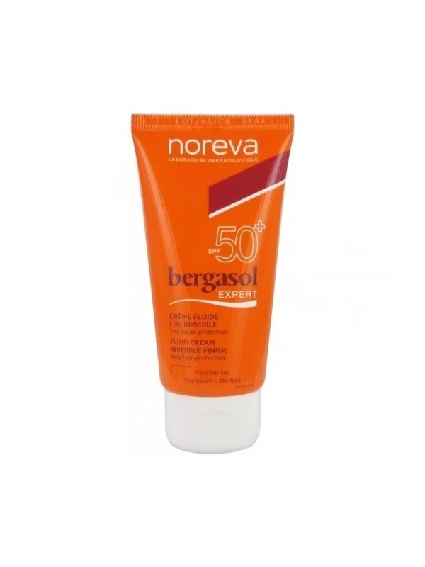 NOREVA BERGASOL EXPERT CREME FLUID peaux mixtre a grasseSPF50 50 ML