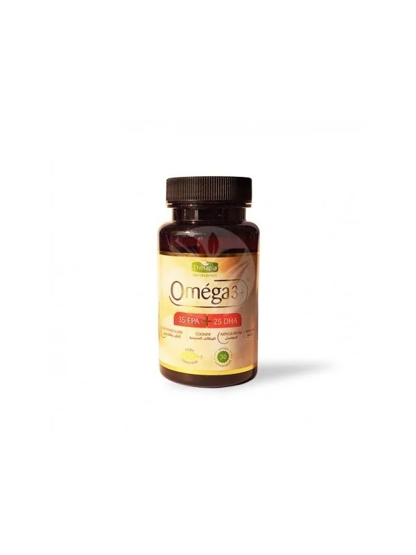 Omega 3+, Boite de 30 capsules - Thérapia
