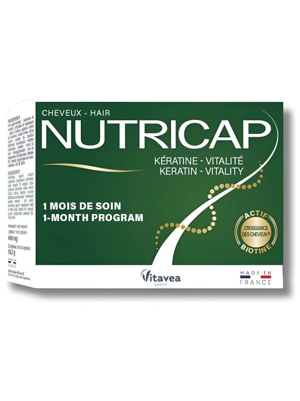 VITAVEA - NUTRICAP KERATINE VITALITE CHEVEUX 30 CAPSULES