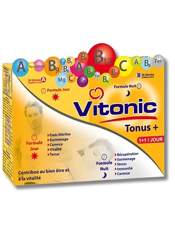 VITAL - VITONIC TONUS+ JOUR ET NUIT 60 GELULES