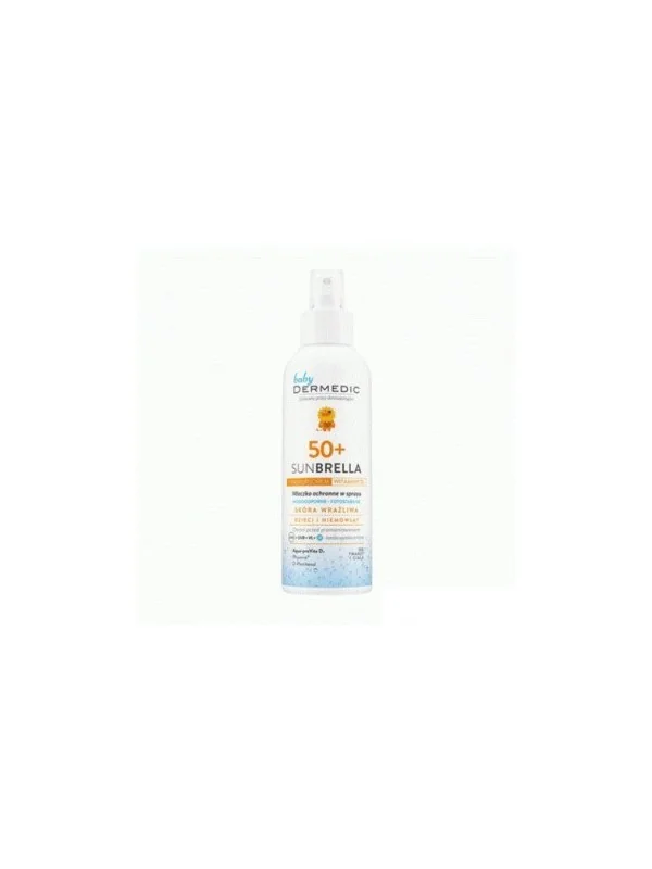 DERMEDIC SUNBRELLA SPRAY BEBES, ENFANTS ET ADULTES SPF50+ 150ML