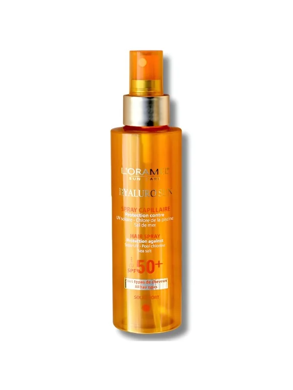L’ORAMEL HYALURO SUN - ECRAN CHEVEUX SPRAY SPF50+ TOUS TYPES DE CHEVEUX 150ML