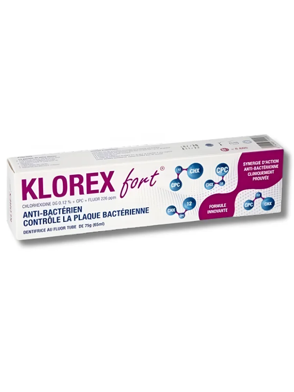 STODERMA - KLOREX FORT DENTIFRICE AU FLUOR 65ML