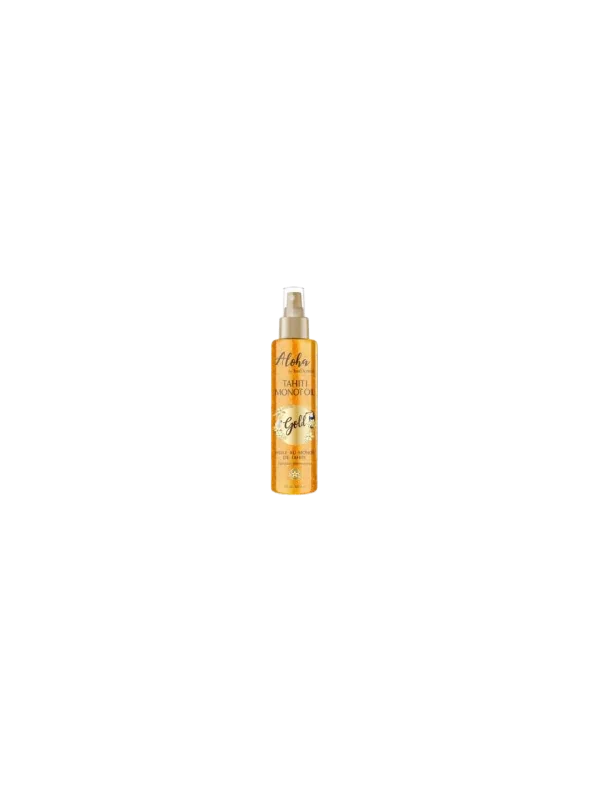 INODERMA ALOHA HUILE DE MONOI DE TAHITI PAILLETEE GOLD SPRAY 150ML