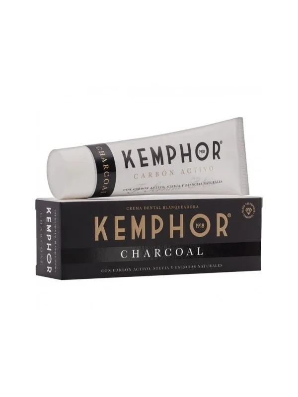 kemphor dentifrice blanchissant au charbon actif 75 ml