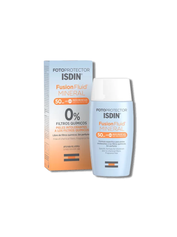 ISDIN ECRAN SOLAIRE FUSION FLUIDE MINÉRAL SPF50+ 50ML