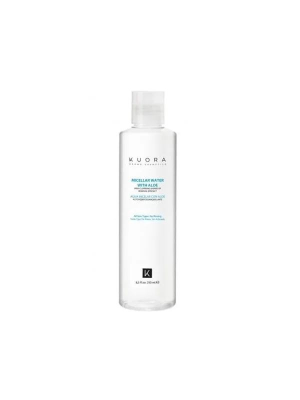 KUORA EAU MICELLAIRE NETTOYANTE À L'ALOE VERA 250ML