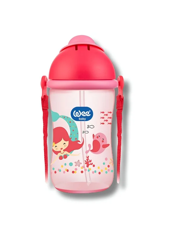 WEE BABY - TASSE AVEC PAILLE +6MOIS 380ML